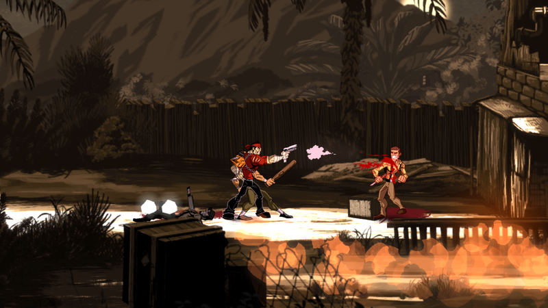 Illustration for article titled These Shank 2 Co-Op Screens are a Bloody Good Time
